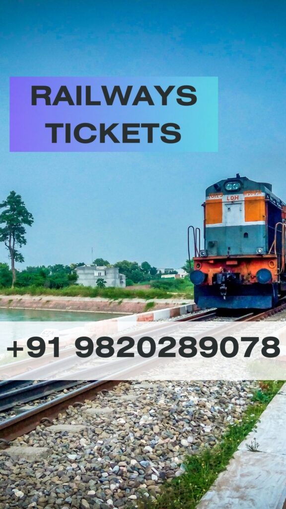 Book Railway Tickets With ValU Tourism