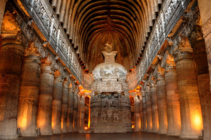 Ajanta Caves 
Must-Visit Places in Aurangabad