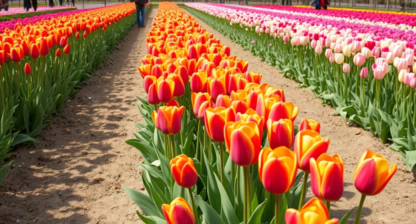 Indira Gandhi Memorial Tulip Garden in kashmir