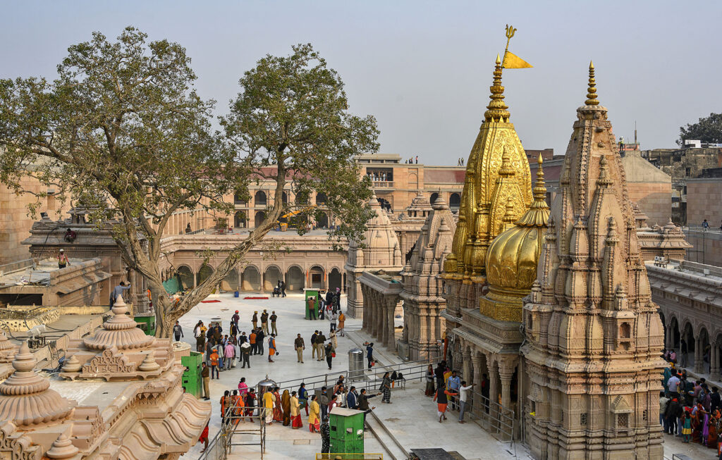 Kashi Vishwanath Temple, a sacred shrine in Varanasi.