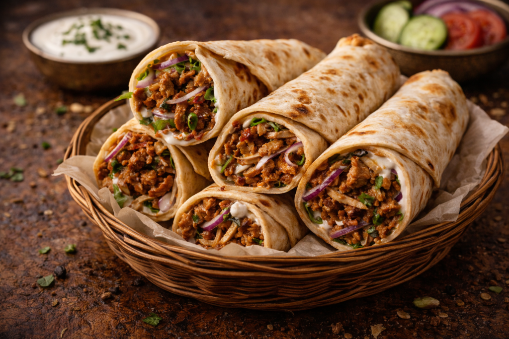 Famous food dishes to try in Hyderabad Hyderabadi Shawarma
