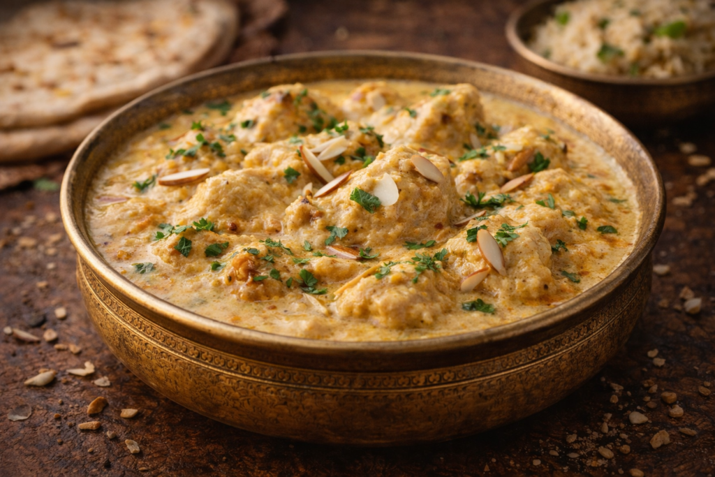 Famous food dishes to try in Hyderabad Malai Korma